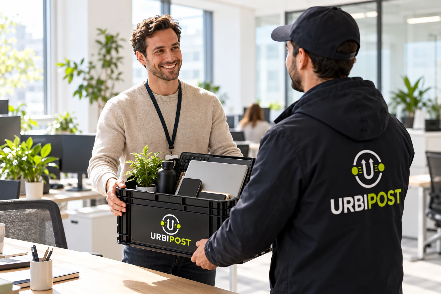 Livraison de matériel informatique à un collaborateur